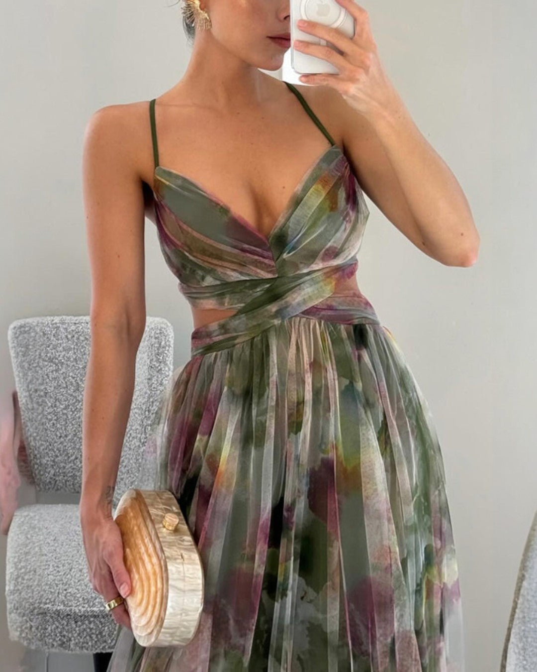 VESTIDO ELEGANTE FLORAL