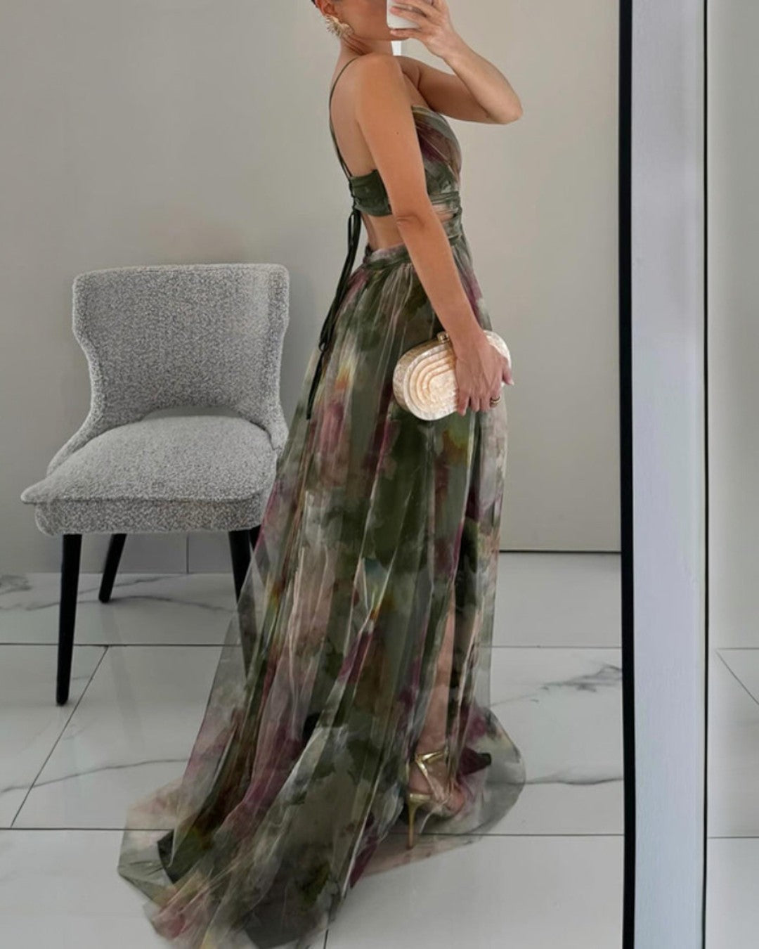 VESTIDO ELEGANTE FLORAL