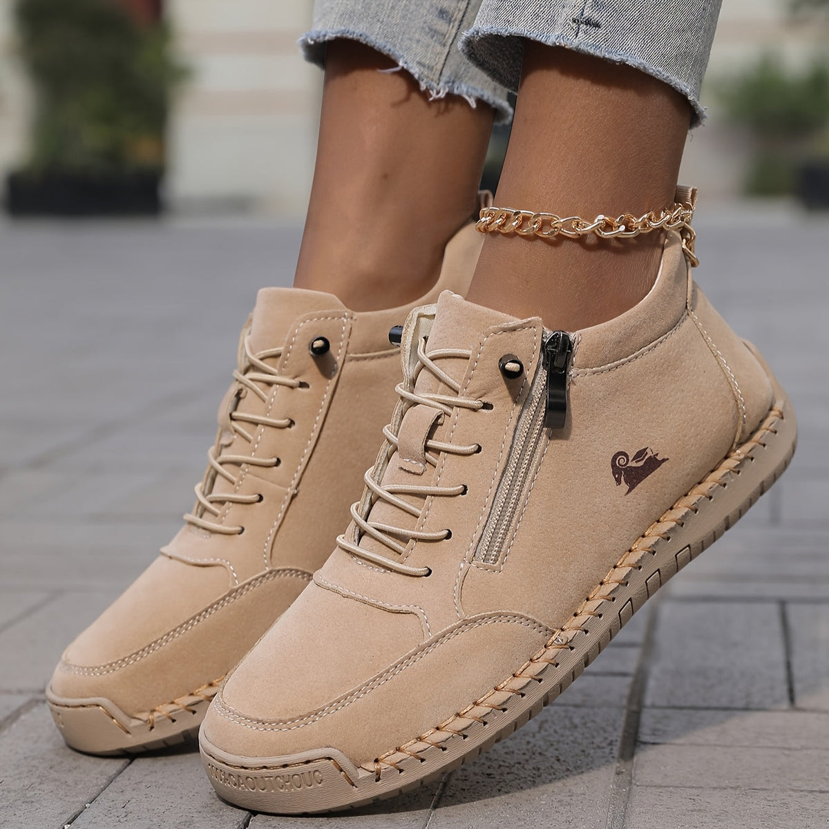 NOVA | Zapatillas ortopédicas cómodas con cremallera