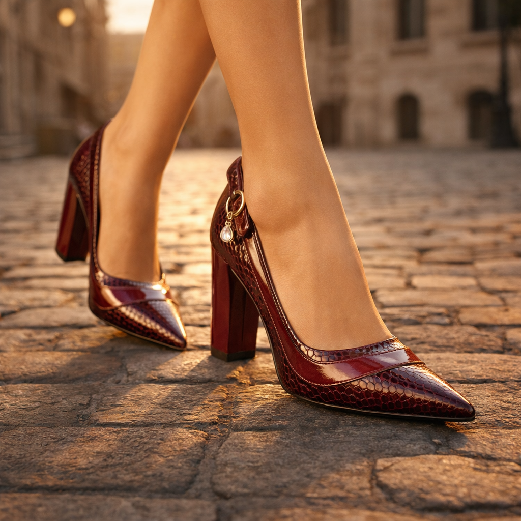 CARLA | Tacones Elegantes de Punta Fina