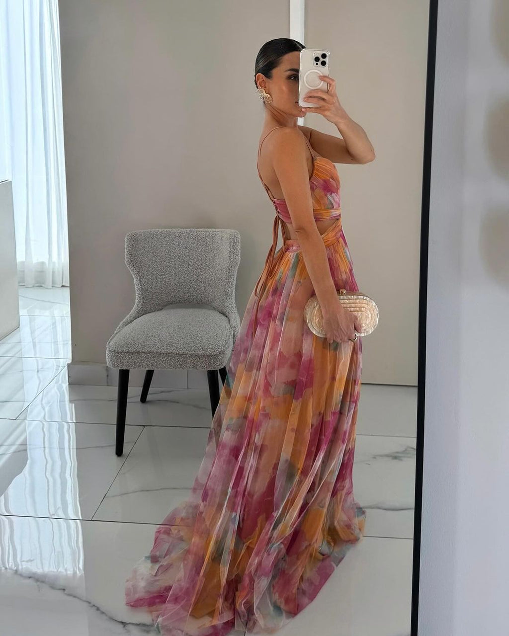 VESTIDO ELEGANTE FLORAL