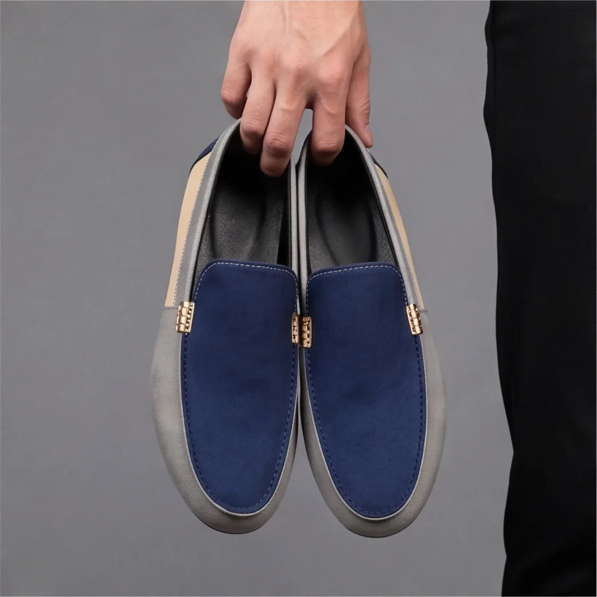 ADRIANO | Mocasines de lona para hombre