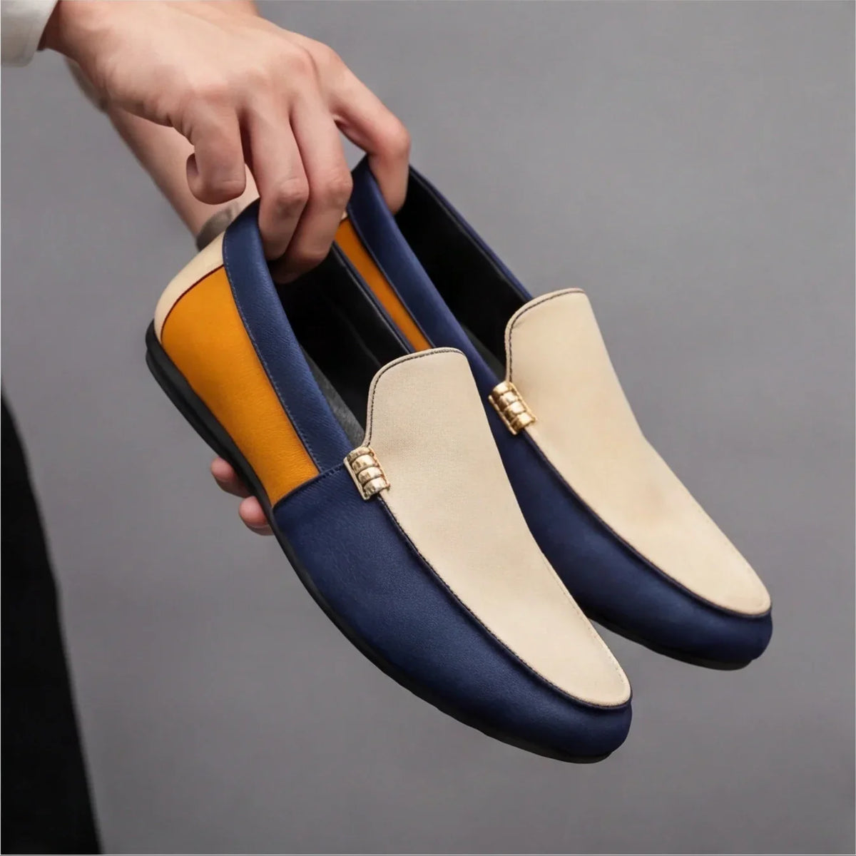 ADRIANO | Mocasines de lona para hombre