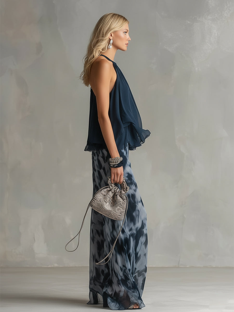 MATILDE | Conjunto Completo Con Pantalón Estampado
