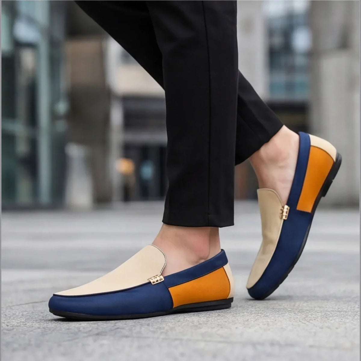 ADRIANO | Mocasines de lona para hombre