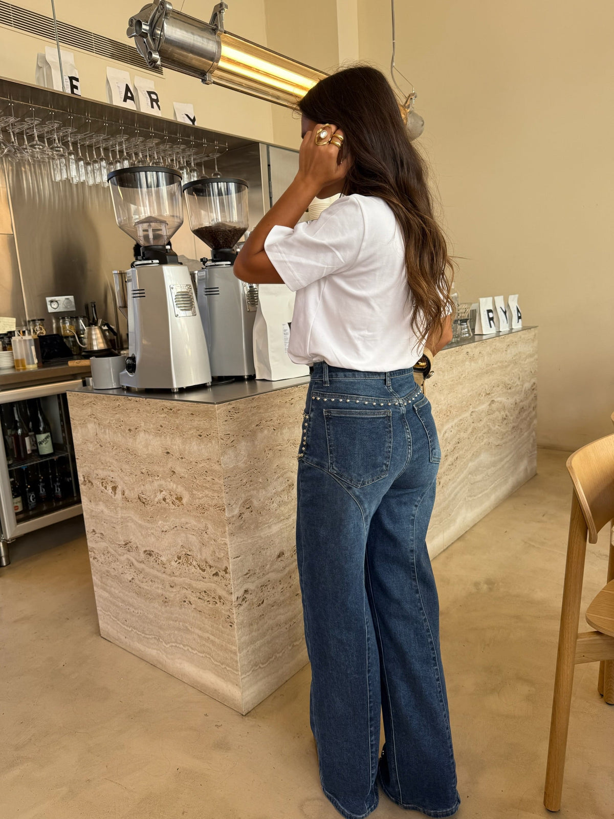 VALERIA | Denim De Tachuelas
