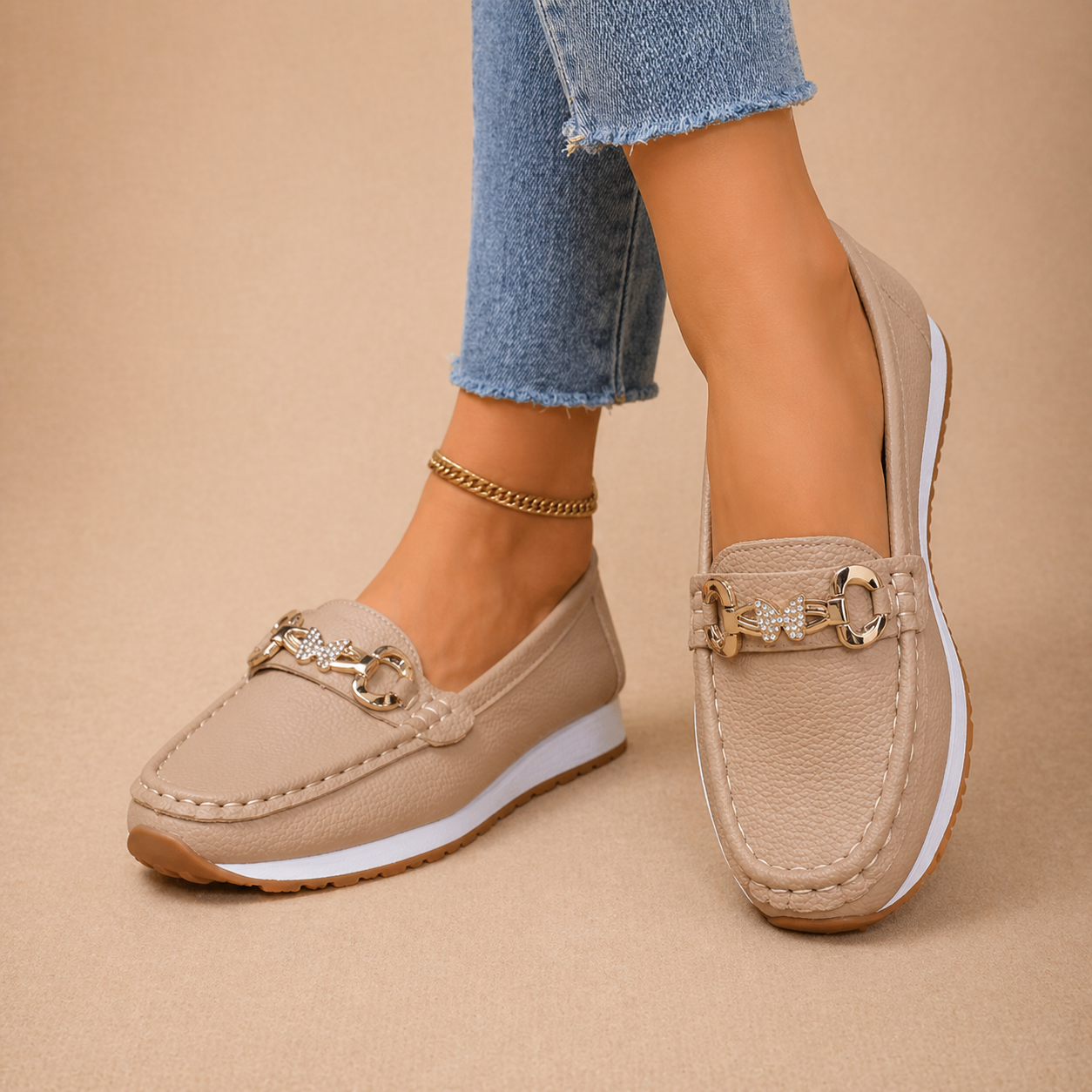 Giada | Mocasines planos de lujo