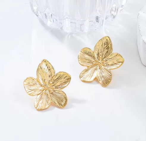 PENDIENTES FLOR ÁUREA