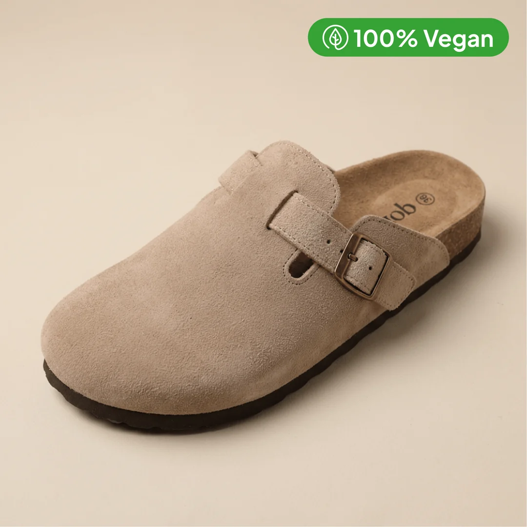 MATTEO | Zuecos de Gamuza 100 % Veganos