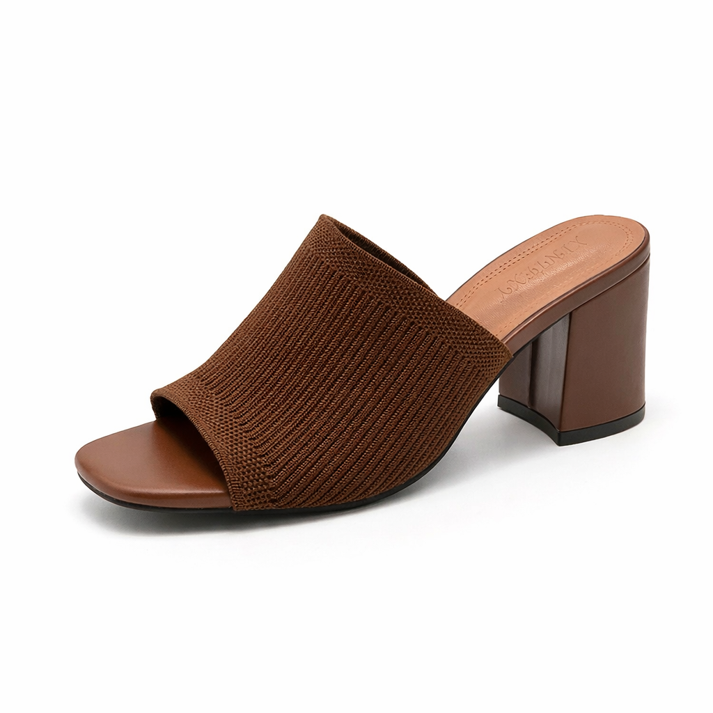 Sandalias Helena con tacón grueso