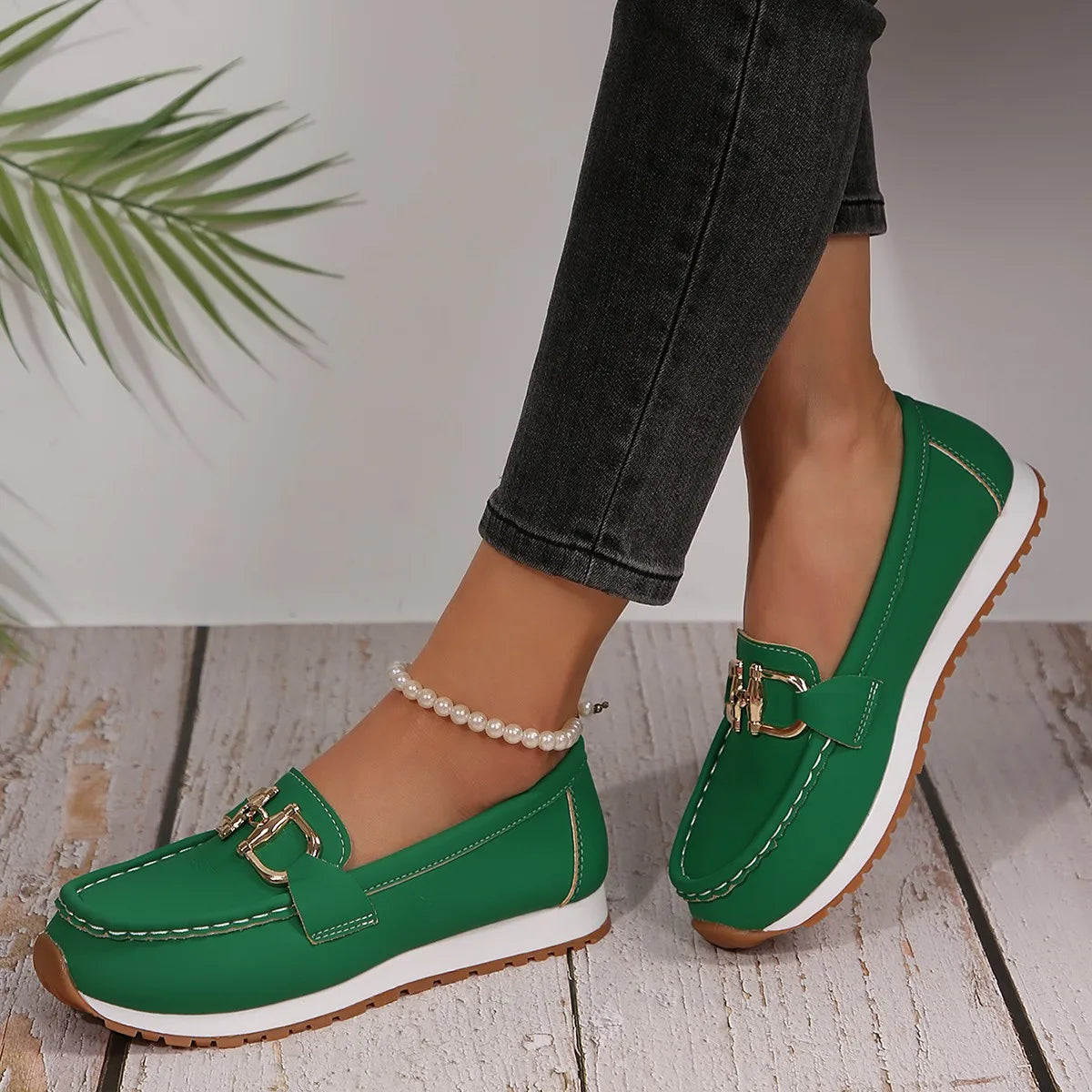 Rosa | Mocasines finos elegantes.