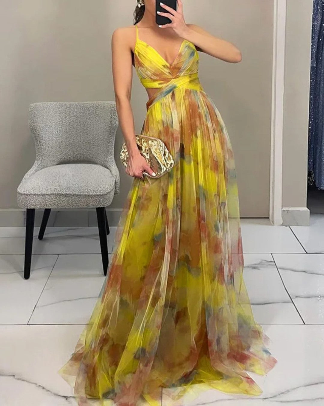 VESTIDO ELEGANTE FLORAL