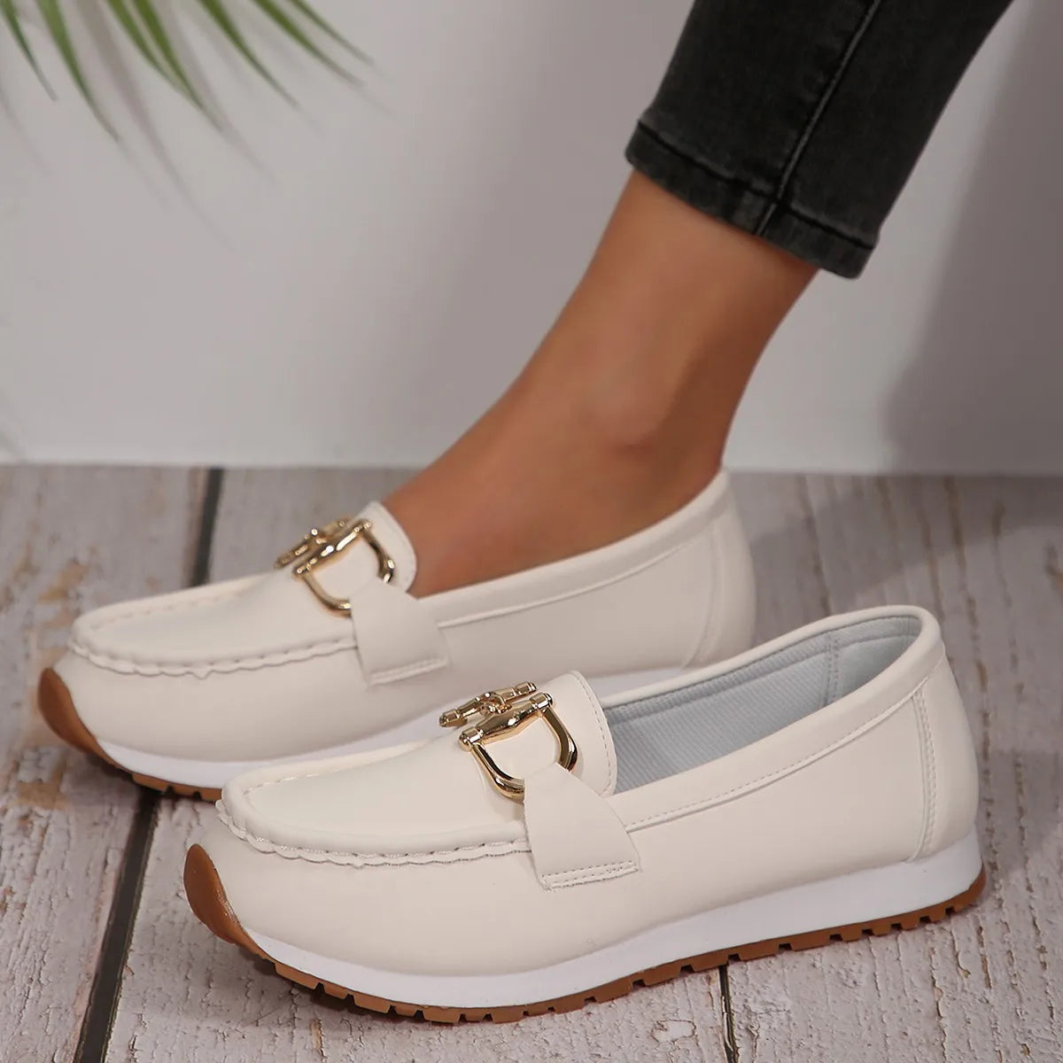 Rosa | Mocasines finos elegantes.
