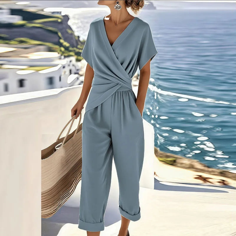 SANTORINI |  Conjunto Elegante de Dos Piezas