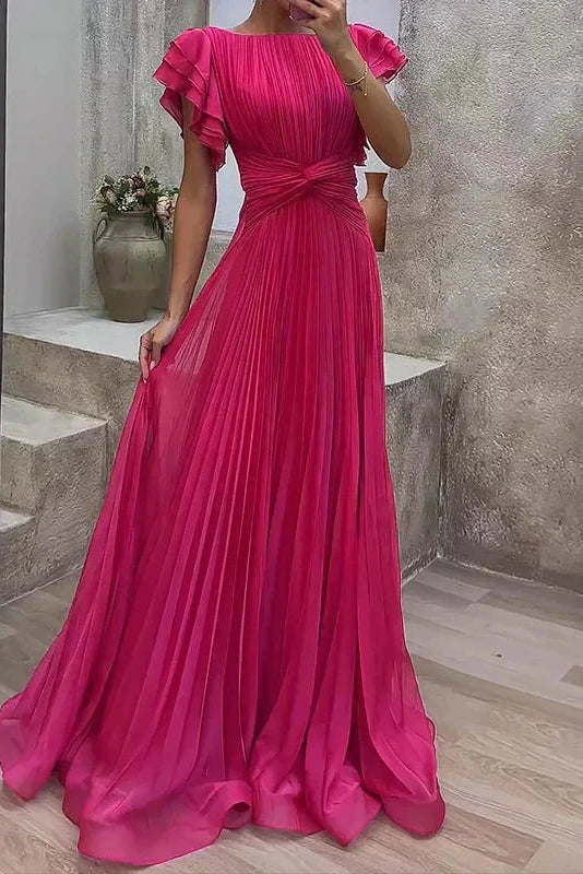 LORE | VESTIDO DE NOCHE PLISADO