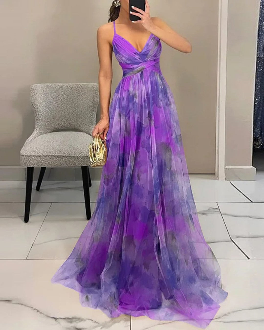 VESTIDO ELEGANTE FLORAL