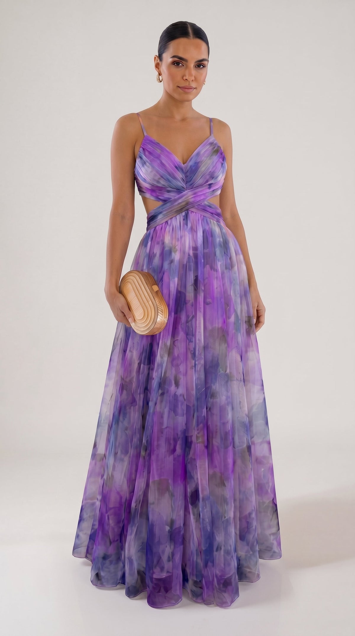GISELLE | Precioso vestido largo con estampado floral