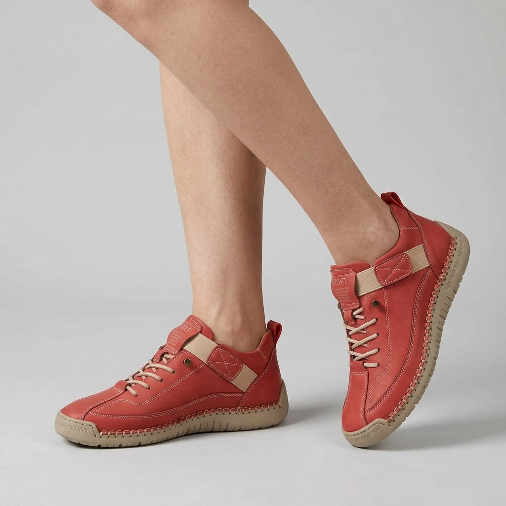 ESPERANZA | Tenis cómodos y ortopédicos Rojo
