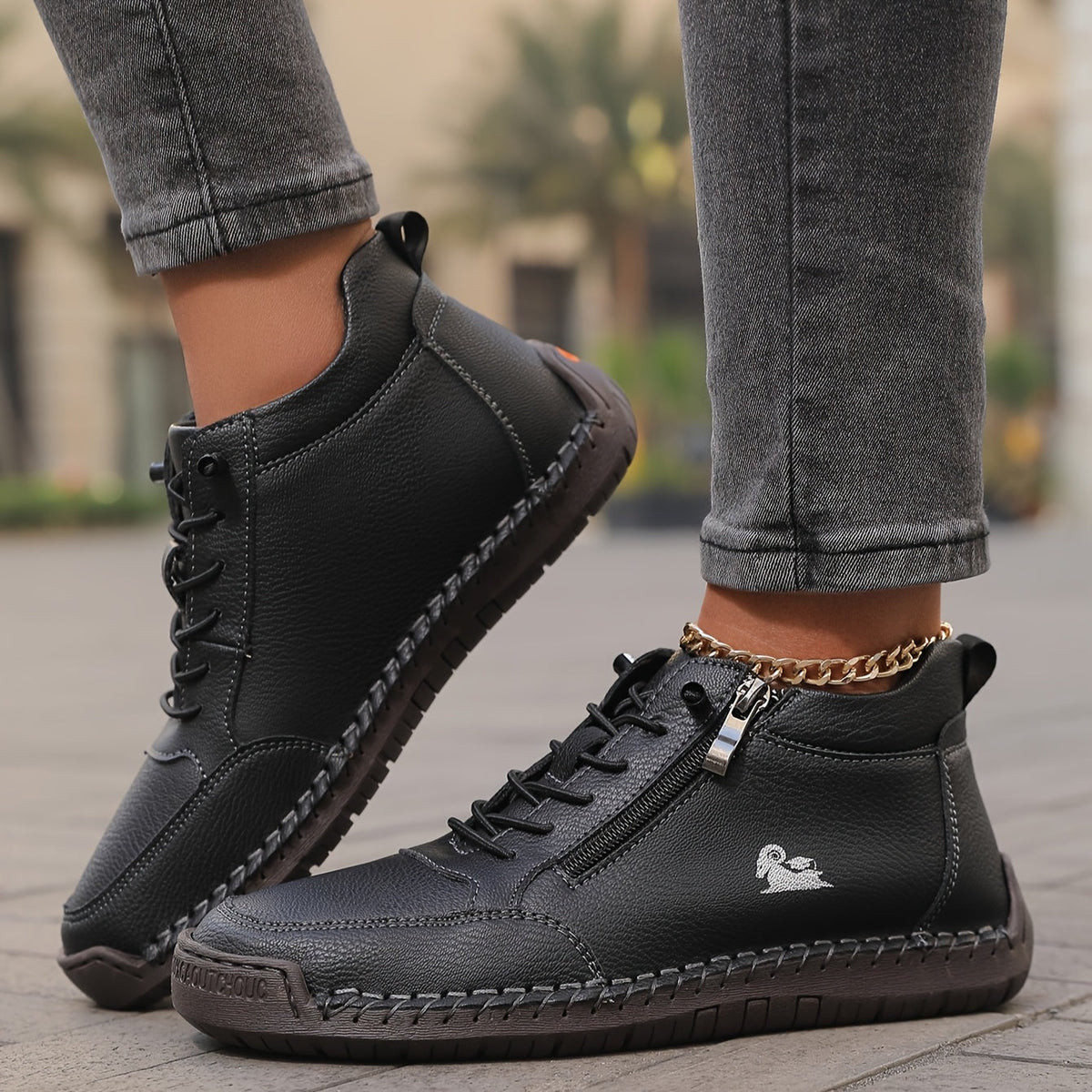 NOVA | Zapatillas ortopédicas cómodas con cremallera