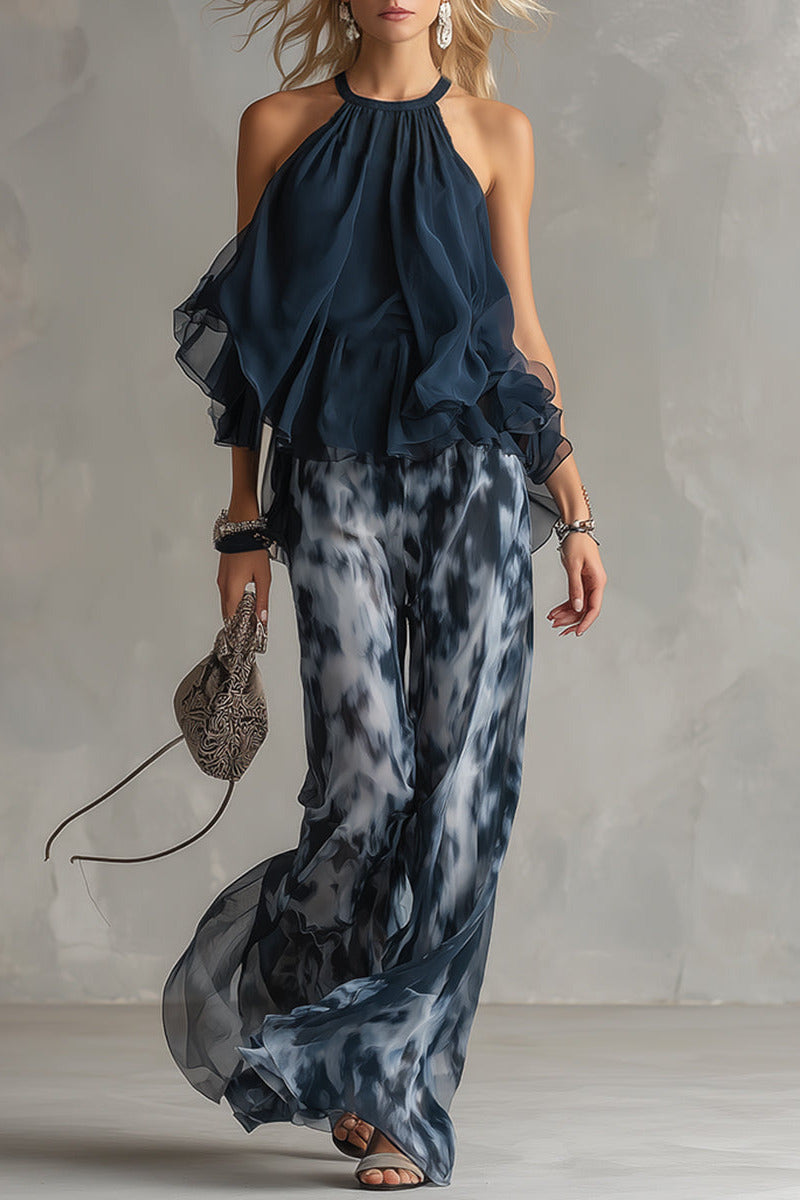 MATILDE | Conjunto Completo Con Pantalón Estampado