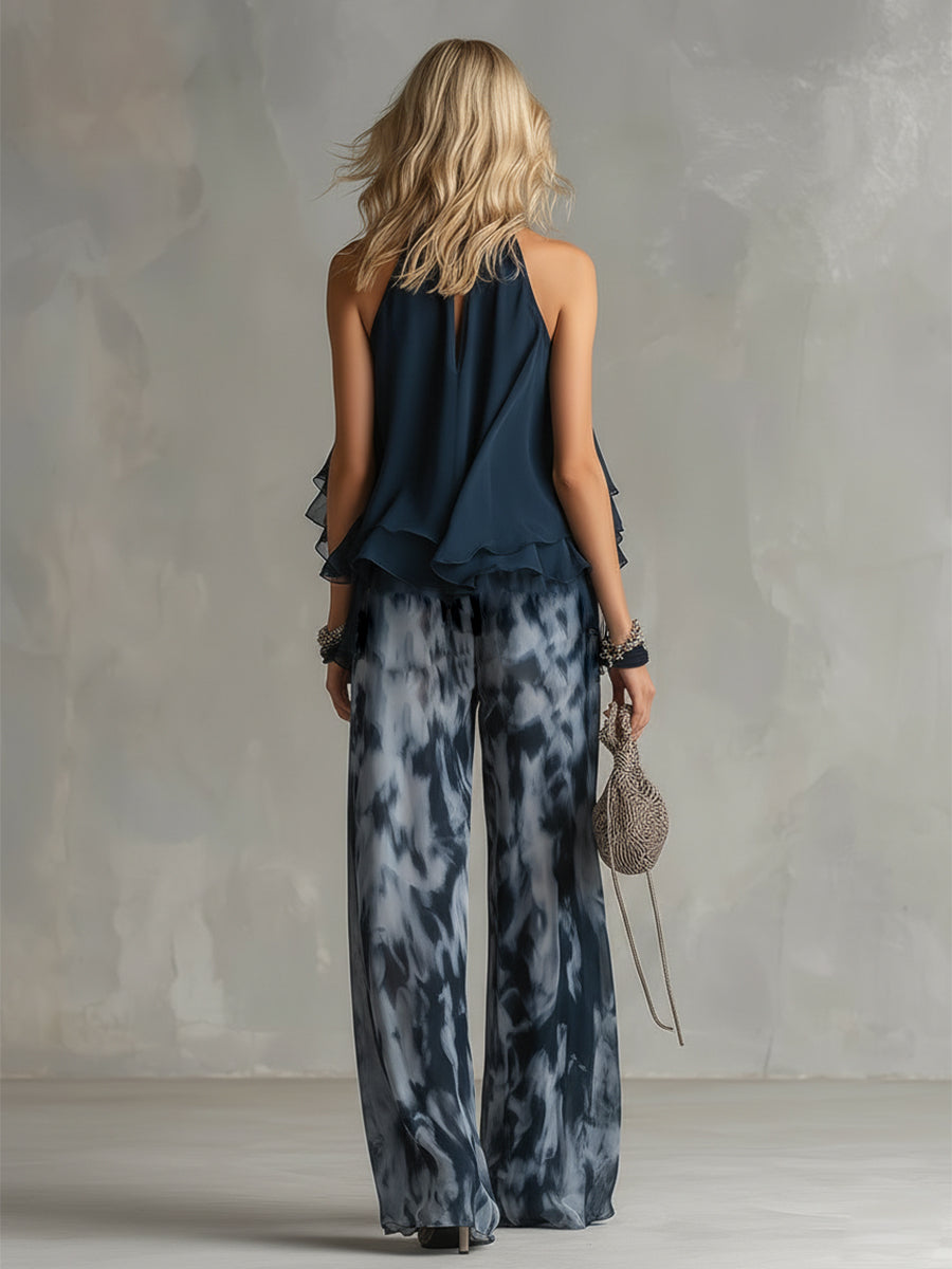 MATILDE | Conjunto Completo Con Pantalón Estampado