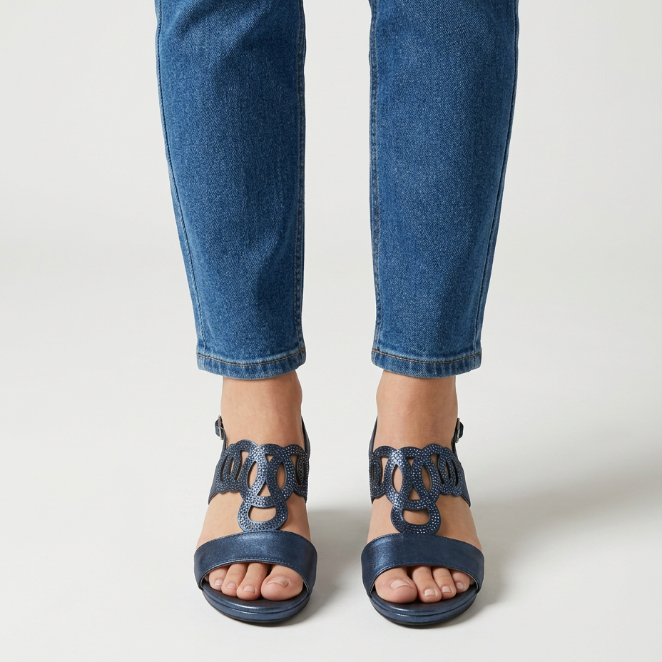 Gea - Sandalia cómoda para mujer con tacón