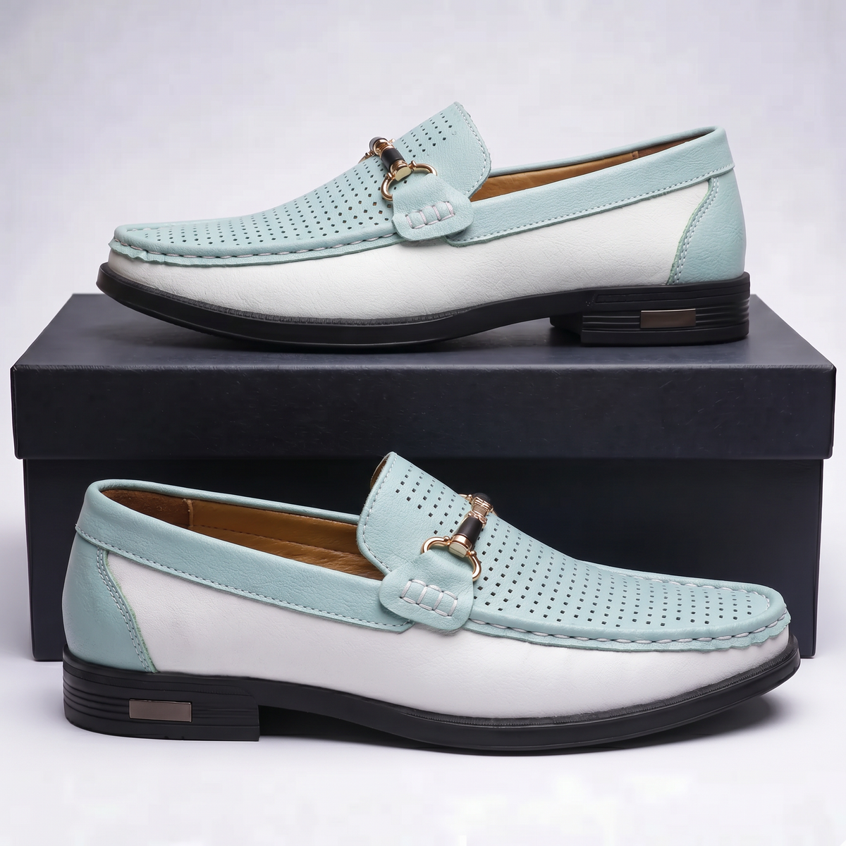 DIEGO | Mocasines de Piel Multicolor