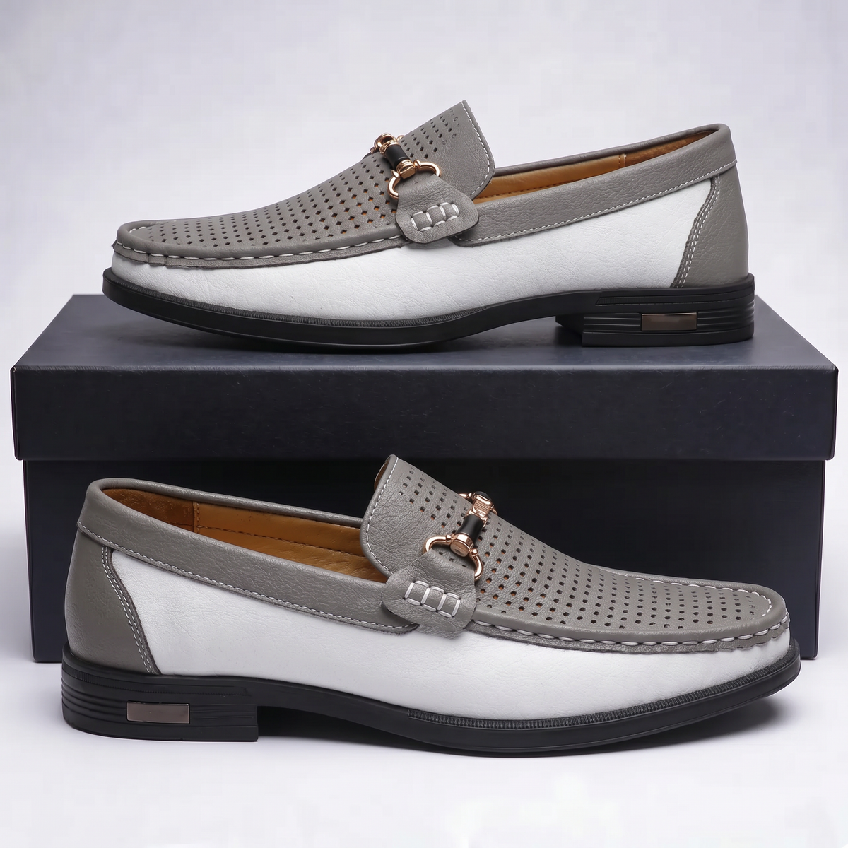 DIEGO | Mocasines de Piel Multicolor