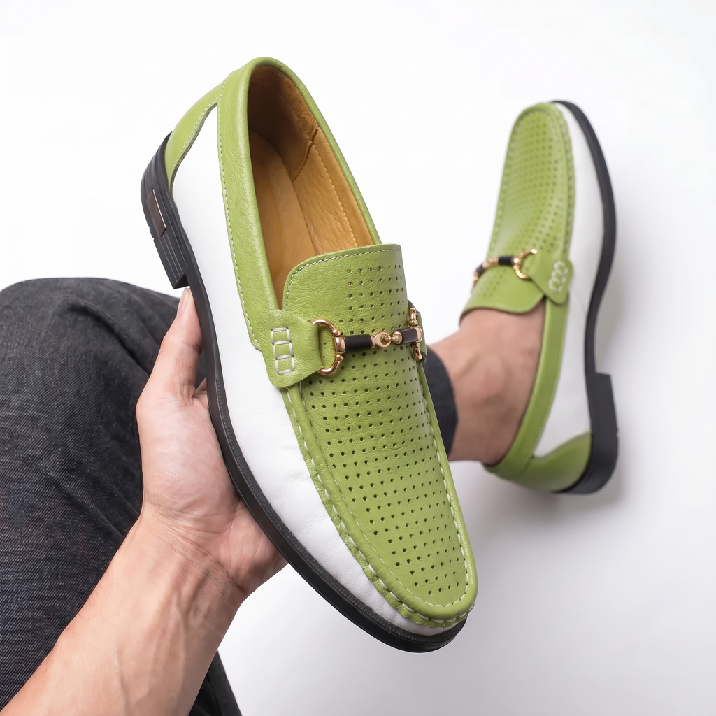 DIEGO | Mocasines de Piel Multicolor