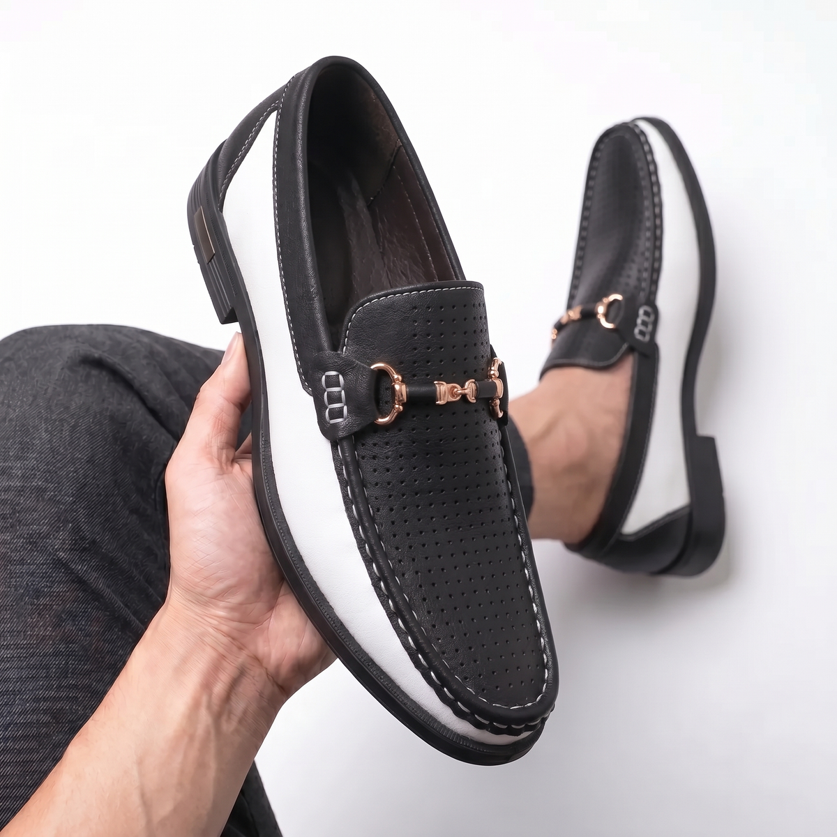 DIEGO | Mocasines de Piel Multicolor