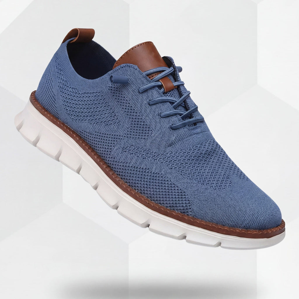 Zapatos Transpirables Ultracomfort: Azul-blanco