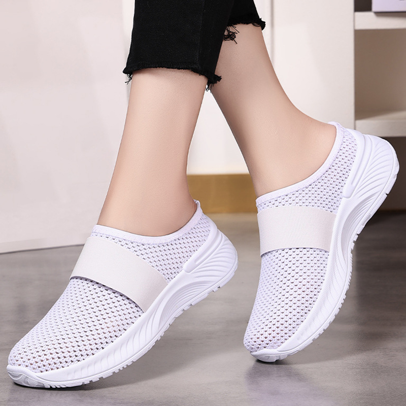 Zapatos sin cordones antideslizantes y transpirables