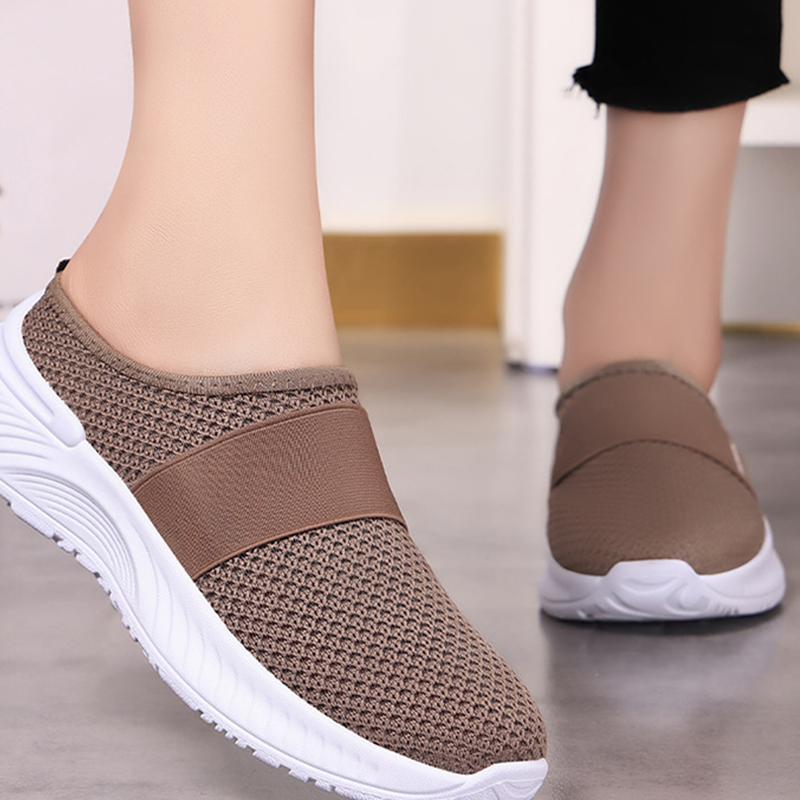 Zapatos sin cordones antideslizantes y transpirables