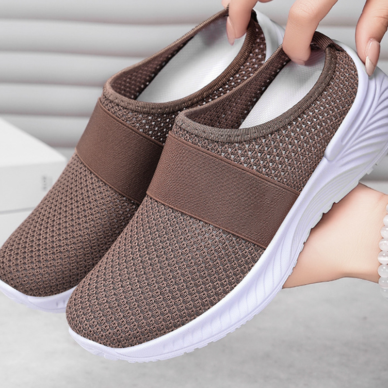 Zapatos sin cordones antideslizantes y transpirables