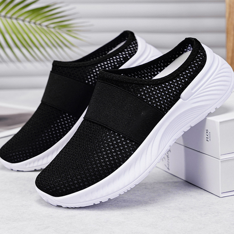 Zapatos sin cordones antideslizantes y transpirables